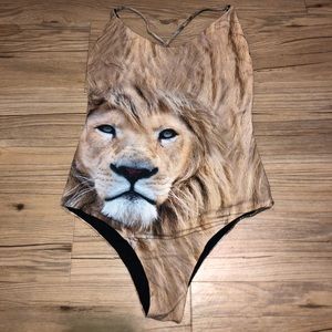Lion one piece bikini